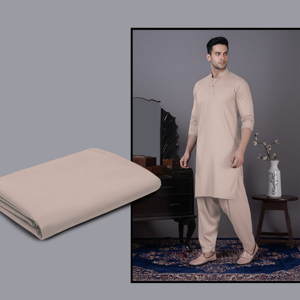 Men's Unstitched Suit Wash & Wear-Ash Pink